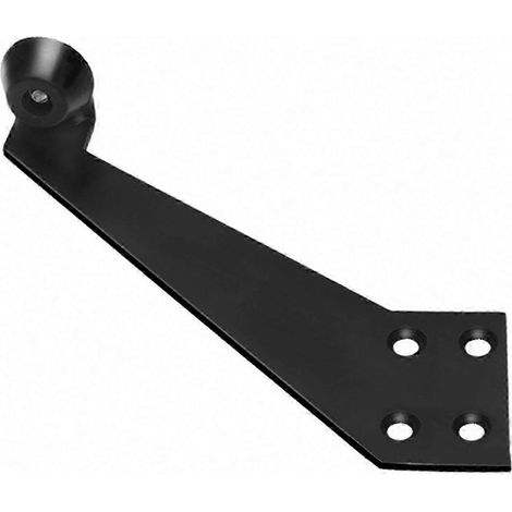 Butoir de porte mural en métal robuste, design élégant antidérapant pour sol, finition résistante aux rayures, idéal maison (1/5)