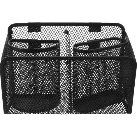 3-teiliger Stifthalter zum Aufhängen: Stifthalter aus Drahtgeflecht für den Schreibtisch, Metalltablett/Stifthalter/Organizer für Schreibtisch, Trennwand oder Arbeitsplatz.