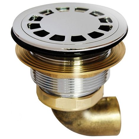 Piletta con griglia per doccia 80 mm 1"1/4 (1/3)