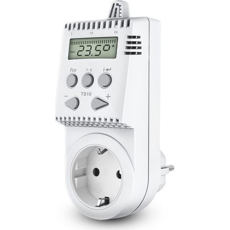 Elektrobock - Termostato Con Presa Ts10 Per Riscaldamento A Infrarossi - Programmabile (1/2)