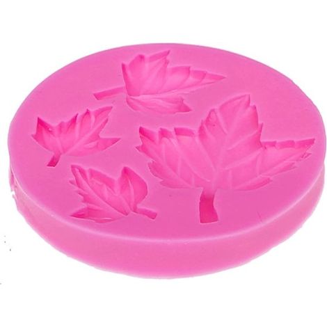 Moule silicone feuille d'automne - Pour pâtisserie, chocolat et décoration - Petit moule - Accessoire cuisine (1/5)