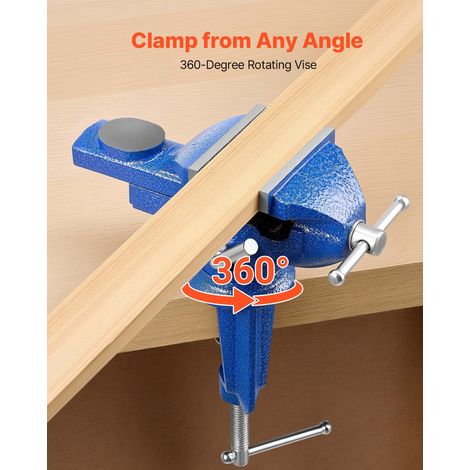 Étau d'Établi Largeur de Mâchoire 76 2 mm Étau de Table en Fonte (1/5)