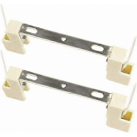 Douille en céramique R7S 118 mm, culot 100-240 V CA pour ampoules halogènes et LED, compatible avec projecteurs, lampes à pince et plafonniers, lot de 2 (1/5)