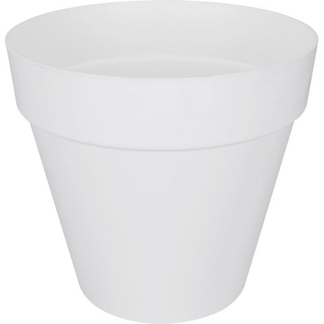 Elho Pflanztopf Loft Urban mit Rollen weiß Ø 50 cm Pflanztopf (1/6)