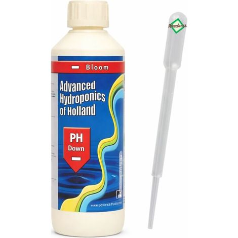 Advanced Hydroponics pH Minus Blüte 1 Liter pH Senker Nährlösung Wasserpflege (1/4)