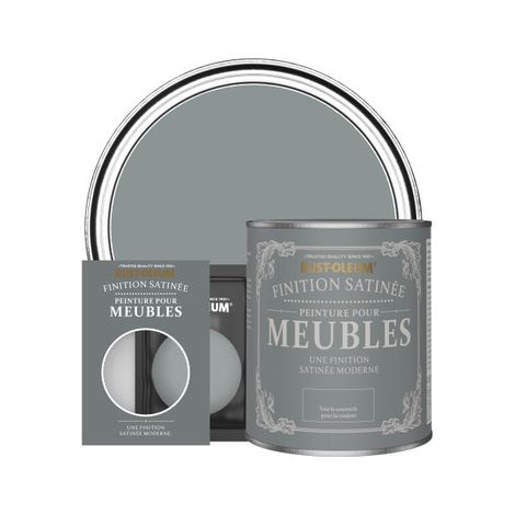 Peinture pour Meubles Finition Satinée - Ardoise (1/2)