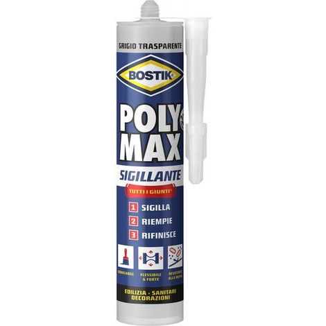 BOSTIK POLYMAX SIGILLANTE 280 ML GRIGIO TRAS CART