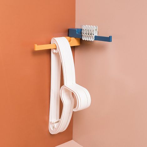 Porte-roue pivotant étanche sans perforation grande capacité de stockage bleu ABS (1/4)