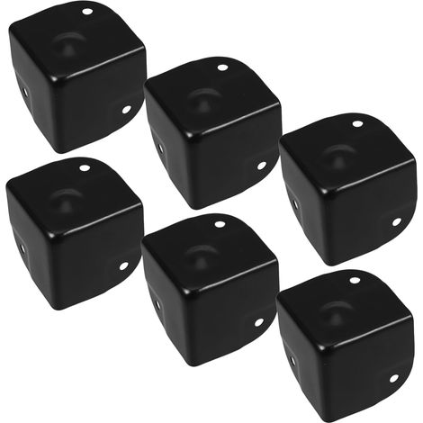 6 protège-coins pour meubles, noir, pour meubles et armoires (1/5)