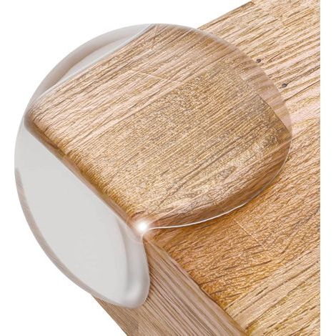Auto-adhésifs protecteurs de coin 20 pcs - transparent-table des protections de coin - protection de bord - pare-chocs - Protection de l'Enfant, la Sécurité de bébé, enfant, enfant en bas âge-ronde (1/5)