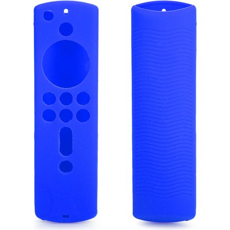 1 housse de protection antidérapante et anti-poussière pour télécommande Fire TV 5,9 pouces (bleue) (1/5)
