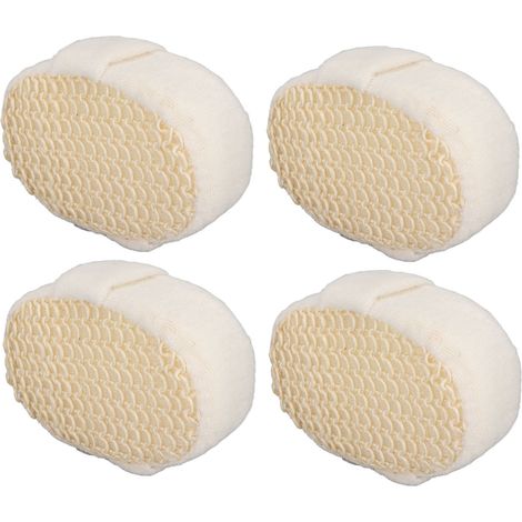 Serviettes South Fin 100 % polyester pour la maison, le bain, l'exfoliation, éponge de bain en sisal (lot de 4) (1/5)