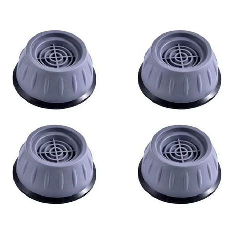Jeu de 4 pieds de meubles, tapis anti-vibrations pour machines à laver, pieds en caoutchouc antidérapants pour machines à laver, sèche-linge, meubles, tapis universel anti-bruit et anti-vibrations, au (1/5)