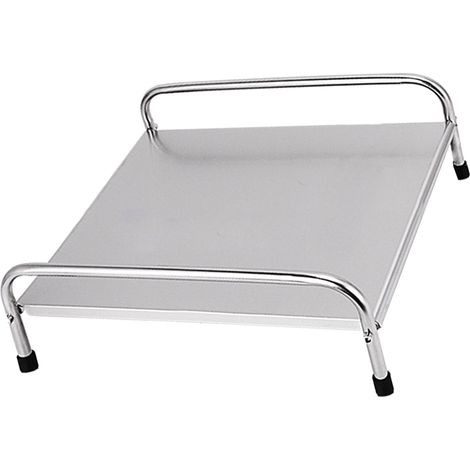 Support pour plaque à induction, en acier inoxydable, organisateur de plan de travail peu encombrant. (1/5)