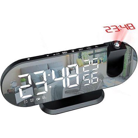 Radio-réveil avec projection miroir (1/5)