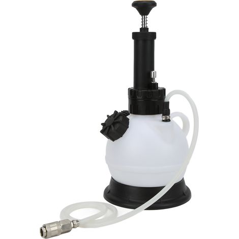 Kit de purge de freins à dépression manuel 2L avec affichage de la pression 30 psi, clé pour bouchon de soupape de décharge, pour véhicules européens (1/5)