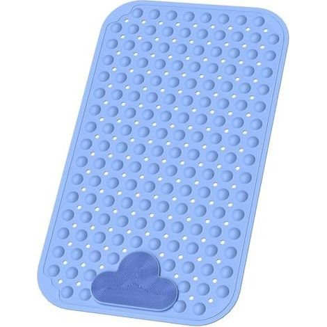 Tapis de douche antidérapant et résistant aux moisissures. 70 x 40 cm. en matériau TPE. avec fonction de massage des pieds. (1/5)