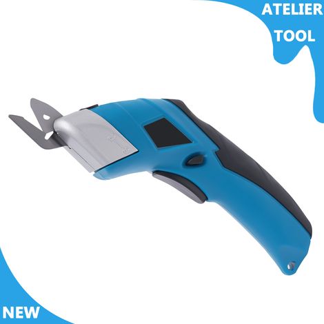 ATELIER Ciseaux électriques sans fil portatifs 4V pour couper tissu, cuir, EVA avec chargeur (1/5)