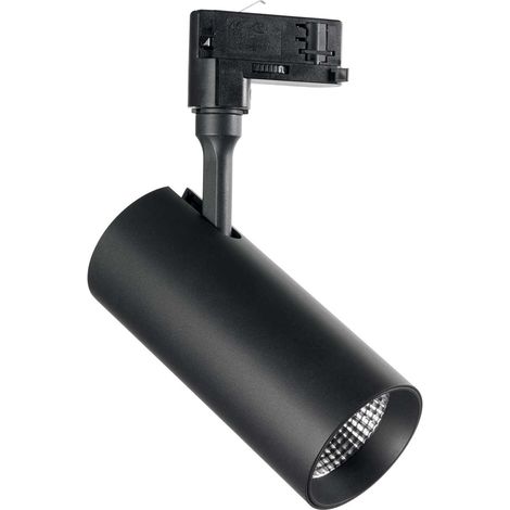 Proiettore Cilindrico Smile Alluminio Nero Led 20W 3000K Luce Calda Cri80 24° (1/5)
