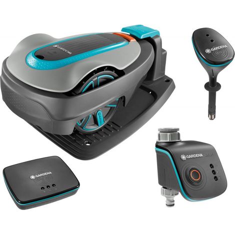 Conjunto Robot De Corte Sileno Ciudad 500 + Control + Agua + Sensor De Puerta De Enlace 19200-20