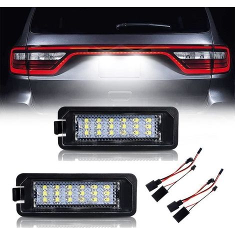 Podofo 2 Ampoules LED d'éclairage de plaque d'immatriculation pour Volkswagen VW Golf 4 5 6 mk4 MK6 MK7 GTi CC Rabbit Eos Beetle (1/4)