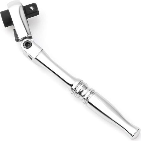 Clé à cliquet 1/4", mini cliquet 2 en 1 - Cliquet pour douilles et embouts (1/5)