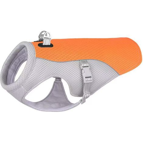 Gilet de refroidissement pour chien, pour chiens de taille moyenne et grande, Veste de refroidissement, pour les activités en plein air, la randonnée, l'entraînement, prévenir la chaleur chez les-tail (1/5)