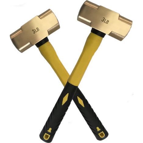 Martillo octogonal antichispas de latón 3 LB (1/5)