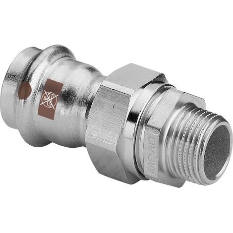 Raccord à vis avec filetage SC Temponox 1765 en acier inoxydable 15 mm x R1/2