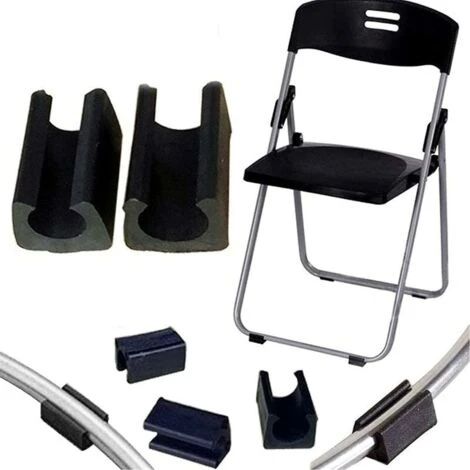 32 protections pour pieds de chaise, protections d'extrémité de tuyau, protections de sol, housses de chaise en plastique en forme de U pour meubles, protections pour pieds de chaise, collier de serra