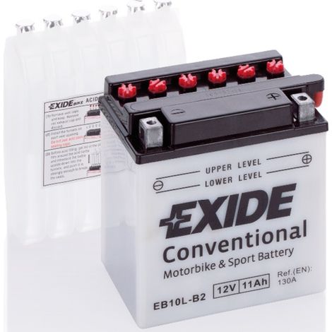 Batería Tudor YB10L-B2 para moto Exide
