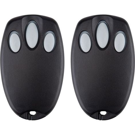 Lot de 2 émetteurs de porte de garage portatifs de remplacement pour Chamberlain Liftmaster Motorlift 94335E 84335E ML700 ML500 ML850 Merlin+ C945 C840 Security+ 433,92 MHz (1/4)