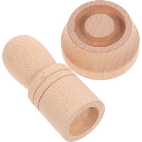 Outil en Bois Solide Fabrication de Pots de Fleurs en Papier Journal Jardinage DIY Semis de Plantes (1/5)