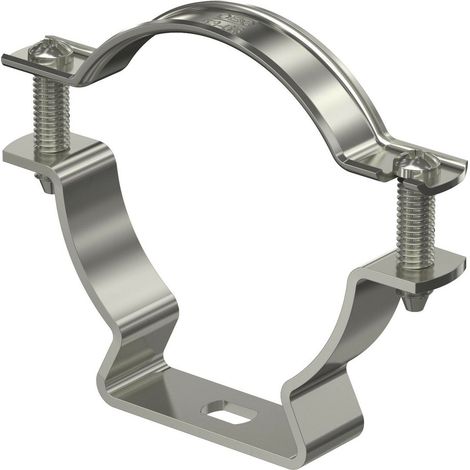 OBO Bettermann Abstandschelle mit Langloch 53-63mm Edelstahl, rostfrei A2 1.4301, 20 Stück, 1362996