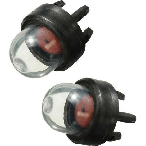 Mini Carburateur Huile Bulle Essence snap Poire Pompe Kit pour Tondeuse Taille-haie Tronçonneuse Accessoires 2 pièces (1/4)