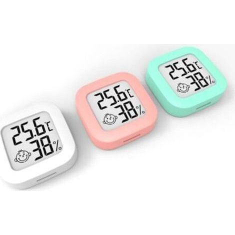 Mini Thermomètre Hygromètre Intérieur, Digital Thermo HygromèTre Indicateur Précision D'ambiance Moniteur de Température et Humidimètre (3 pièces) (1/4)