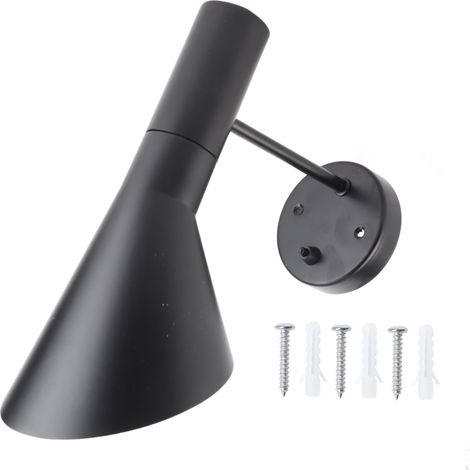 Lampe de chevet E27 simplement moderne, applique murale à tête réglable pour café, hall, chambre à coucher, 85V-265V (1/5)