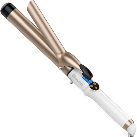 32 mm Curling Irons for Long and Short Hair Tourmaline Ceramic Curling Wand Bar with LCD Display, 9 Temperatures (1/5)