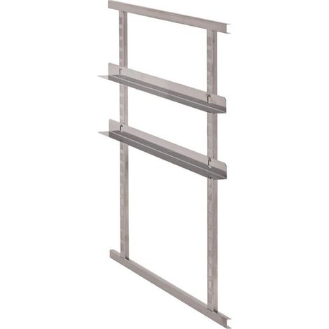 Kit de 4 Glissières Inox Ajustables et 2 Cadres Métalliques pour DW585 - Cambro