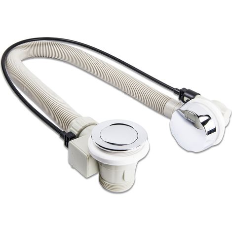 Pop Up Bath Waste Trap With Overflow (1/2)