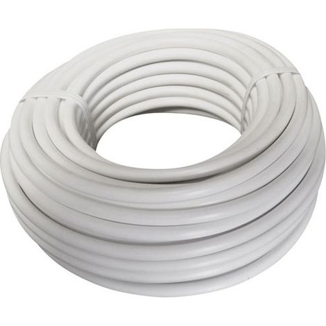 Electraline 20607085J - Matassa di cavo, 10 metri, colore: Bianco