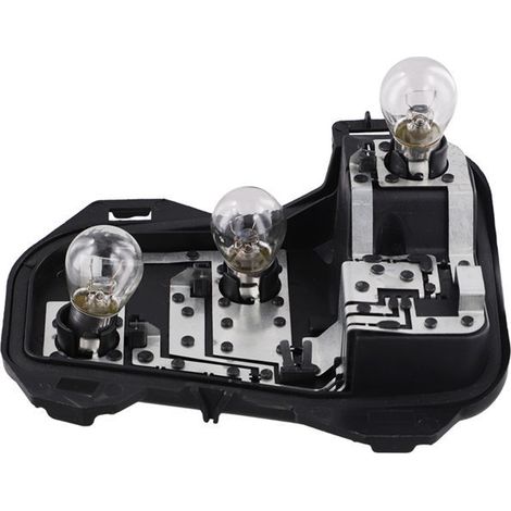 1 specification: Left side Color: Black + Silver Material: ABS + Metal Taillight bulb socket support (1/5)