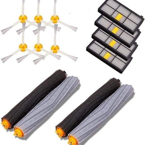 Kit de Rechange Brosses pour iRobot Roomba Séries 800 860 870 880 890 - Lot de 14 (1/5)