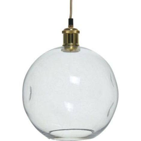 Lampe Suspension Design "Natalie" 32cm Transparent