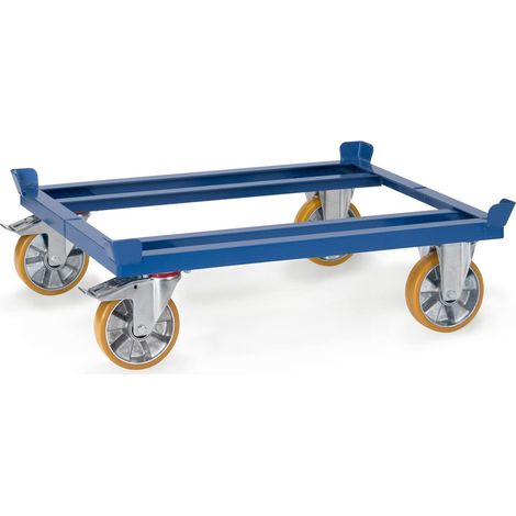 Fetra Paletten-Fahrgestell für Gitterboxen und Flachpaletten 1000 x 800 mm (1/2)