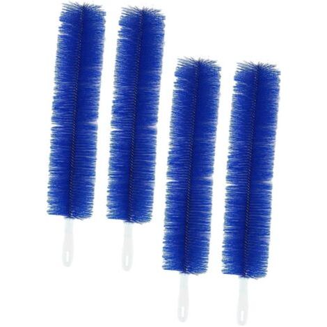 QORVA-Lot de 4 brosses de nettoyage multifonctions en toile d'araignée pour ventilateurs électriques - Design ergonomique pour enlever la poussière sans effort - Compact et portable