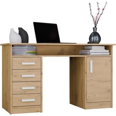 Scrivania, rovere Artisan, 125 x 75 x 55 cm (1/5)
