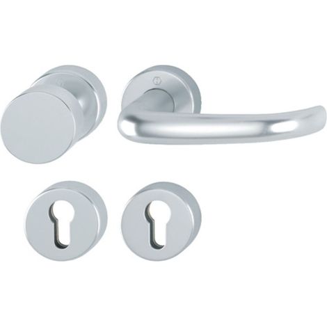 HOPPE FS-Garnitur San Fran.FS-58/42H/42HS/1301 Alu.F1 D/K TS 45-65mm PZ rd. - 10726657 (1/3)