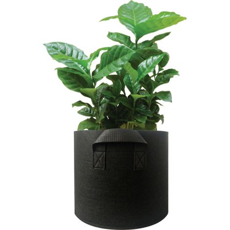 Sac de culture de 25 gallons avec poignée, sac de culture épais de forme ronde en tissu non tissé pour la plantation de légumes, fleurs, herbes aromatiques et fruits. (1/5)