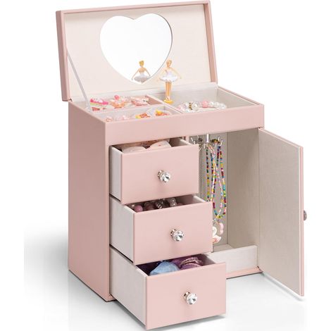 Boîte à bijoux fille avec boîte à musique, jouet cadeau de 4 5 6 (1/5)